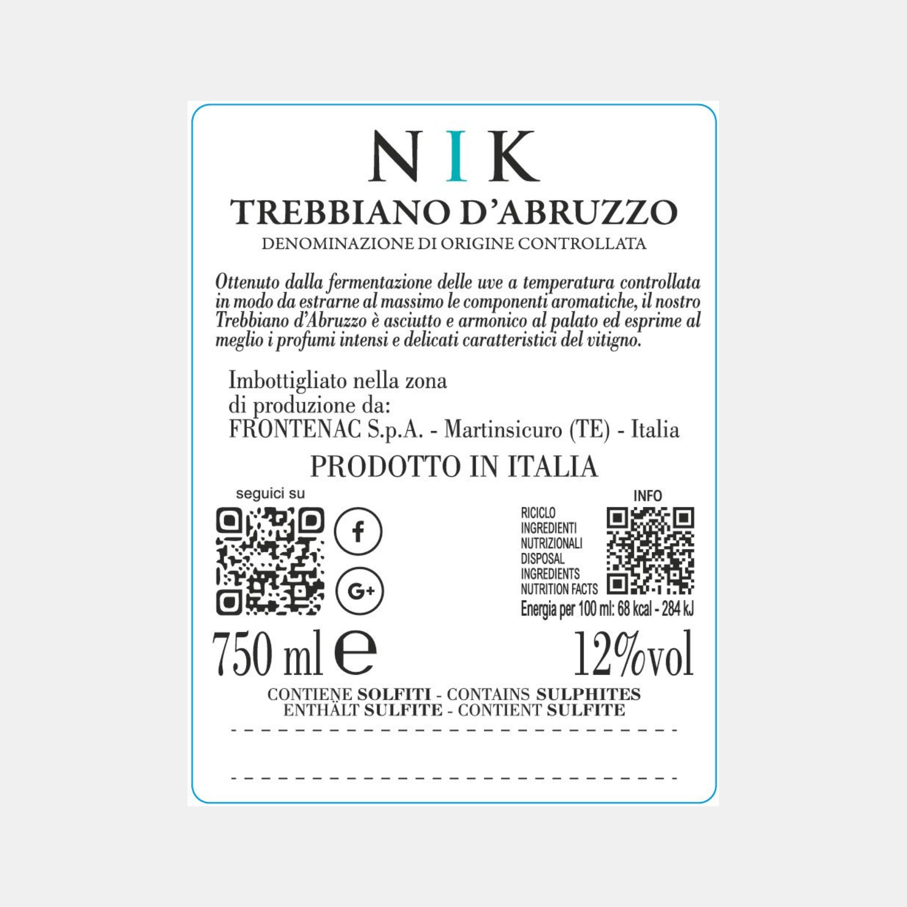 Nik - Trebbiano d'Abruzzo DOC - immagine 2